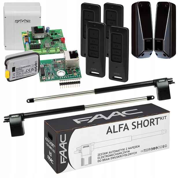 Faac Alfa Short+ Xwbl- WiFi Lan+ Pilot 4ks pohon dvoukřídlé brány