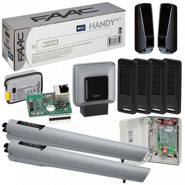 Faac Handy+ Xwbl- WiFi Lan+ Lampa+ Pilot 4ks pohon dvoukřídlé brány