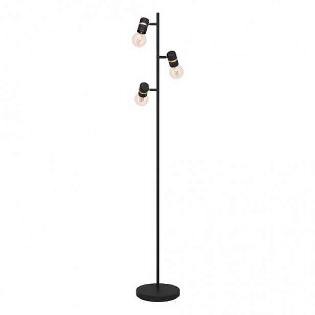LED Stojací lampa Eglo LURONE mosaz 900179