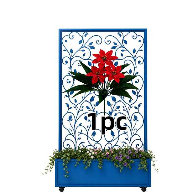 TEMU Realistická červená poinsetie v květináči, vysoce kvalitní umělé vánoční květiny, vnitřní i venkovní zimní sváteční dekorace, zahradní veranda,