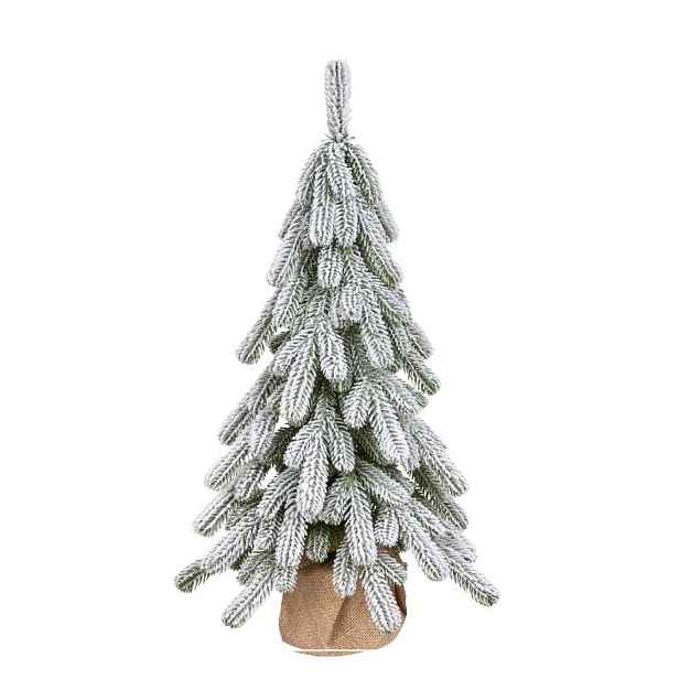 Umělý vánoční stromeček Everest Snow 60 cm zeleno-bílý