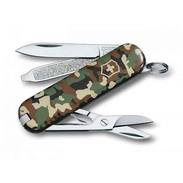 VICTORINOX - Malý kapesní nůž Classic SD Colors, 7 funkcí, maskovací 0.6223.94