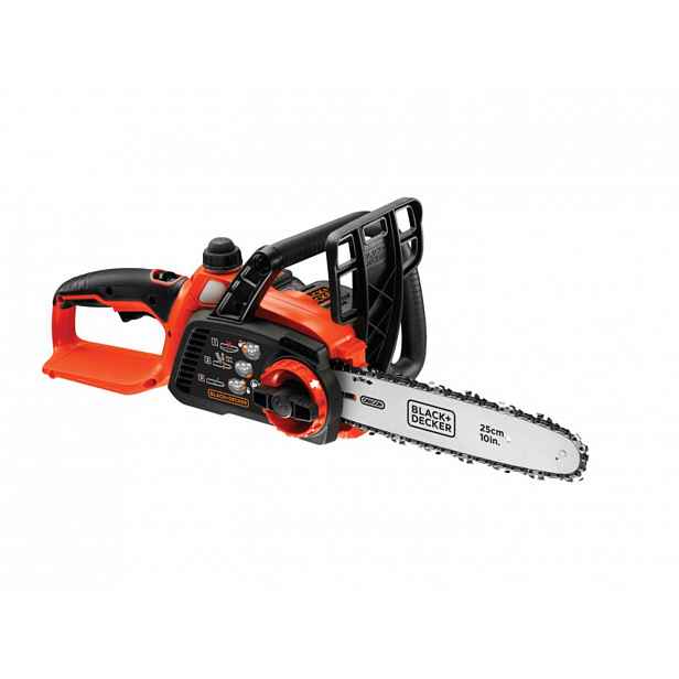 BLACK+DECKER - 18V AKU řetězová pila 25 cm, 1x aku 2,0 Ah Li-ion, nabíječka GKC1825L20-QW