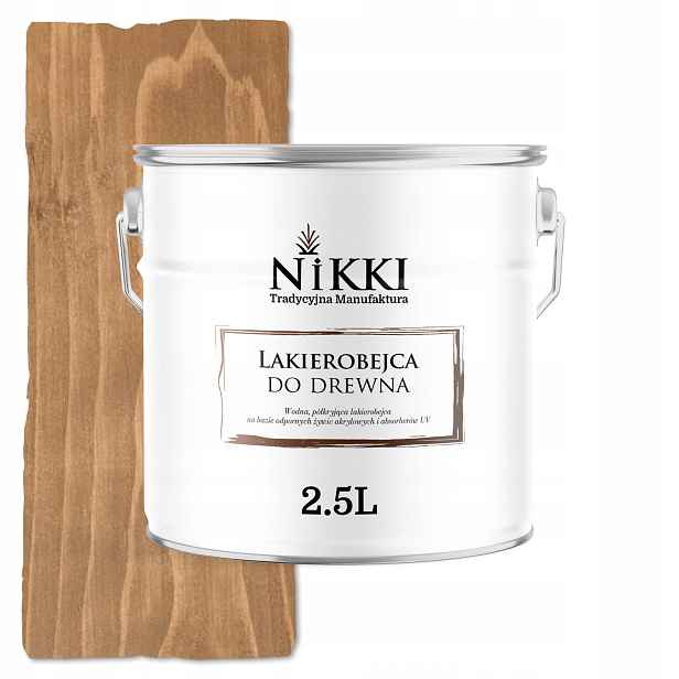 Lak Na Dřevo 3V1 Extra Lazura Irchová Béžová Polomatná 2.5L Ochranná Uv