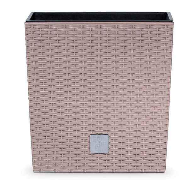 Prosperplast Květináč Rato Flat hnědý, varianta 26,5 cm