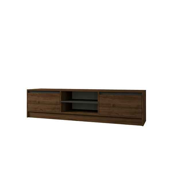 Televizní stolek Olca Walnut and Anthracite