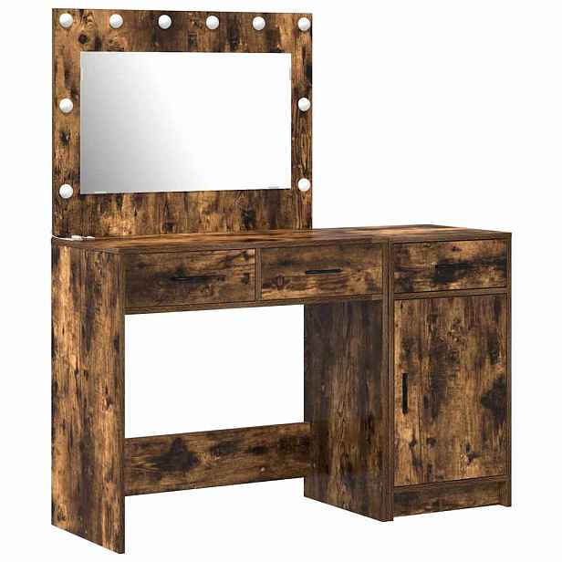 vidaXL Kosmetický stůl 2 ks Hnědá 40 x 41 x 75 cm Kompozitní dřevo