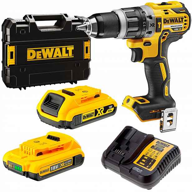 Aku Šroubovák příklepový 18V 2x 2Ah DeWALT DCD796D2 Bity