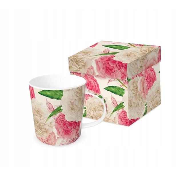 Porcelánový Hrnek Pivoňky 350ML