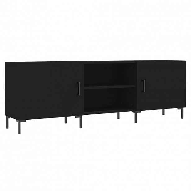 vidaXL TV skříňka černá 150 x 30 x 50 cm kompozitní dřevo
