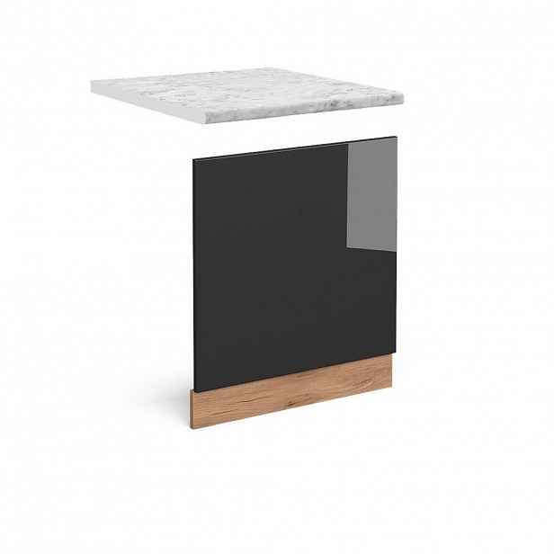 Vicco PŘEDNÍ PANEL R-Line Antracitový vysoký lesk 60 cm , PD Mramor