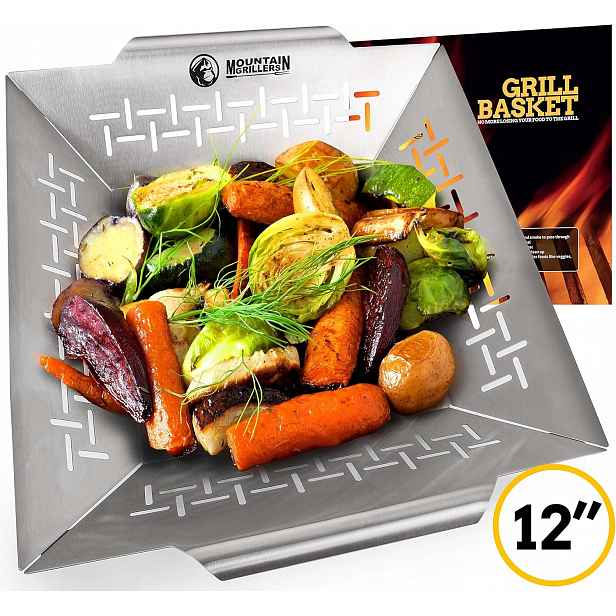 Mountain Grillers Grilovací Koš Na Zeleninu Nerezová Ocel 30 CM