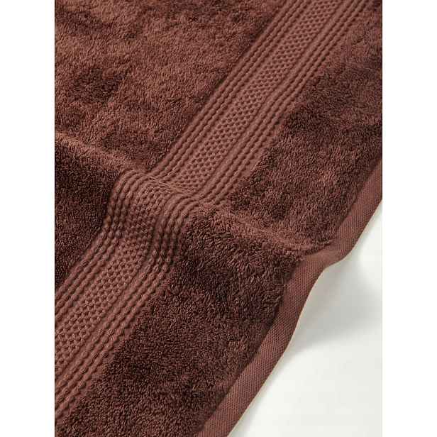 Ručník 70x140 CM, Egyptský, Hnědý, 100% Bavlna, Absorpční