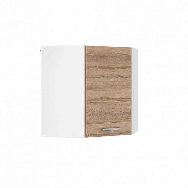 Vicco UNIVERZÁLNÍ NÁSTĚNNÁ SKŘÍŇKA R-Line Sonoma 57 cm Rohová nástěnná skříňka s dvířky