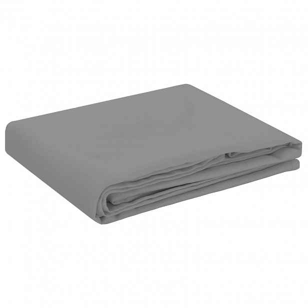 vidaXL Ubrousek na stůl Čtvercový Světle šedá 110 x 110 cm Polyester