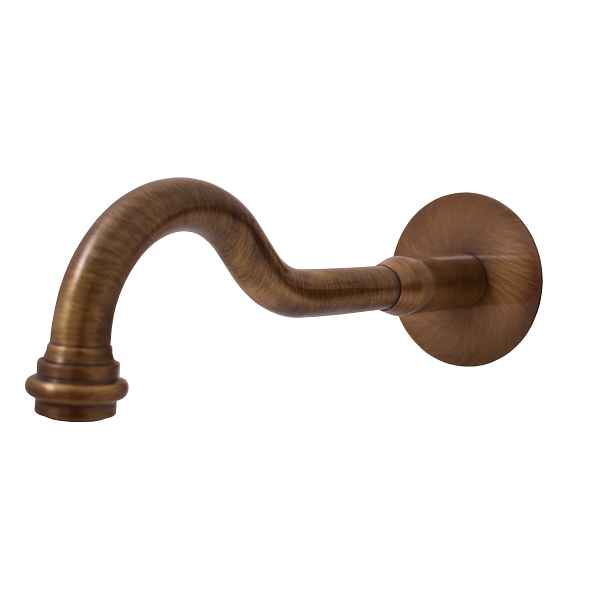 Výtok ze stěny, Stará mosaz (Bronz) SR0114SM, RAV Slezák