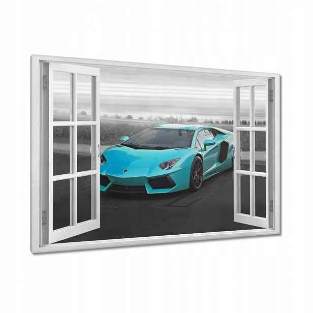 Obrazy 90x60 Tyrkysové sportovní auto