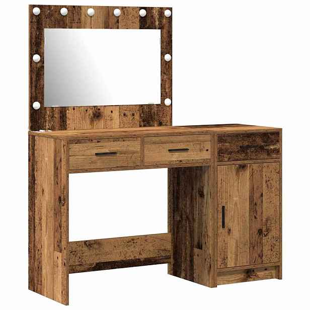 vidaXL Kosmetický stůl 2 ks Hnědá 40 x 41 x 75 cm Kompozitní dřevo
