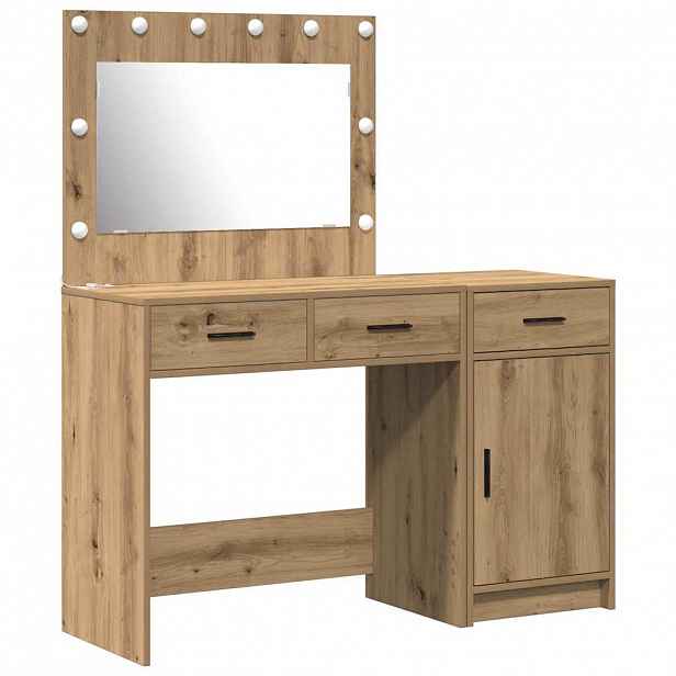 vidaXL Kosmetický stůl 2 ks Hnědá 40 x 41 x 75 cm Kompozitní dřevo