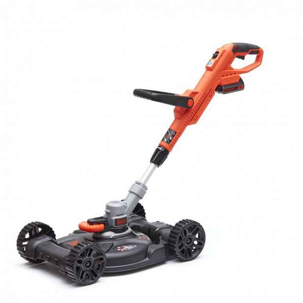 BLACK+DECKER - 18V AKU multifunkční strunová sekačka, záběr 28 cm, 1x aku 2,0 Ah Li-ion STC1820CM-QW
