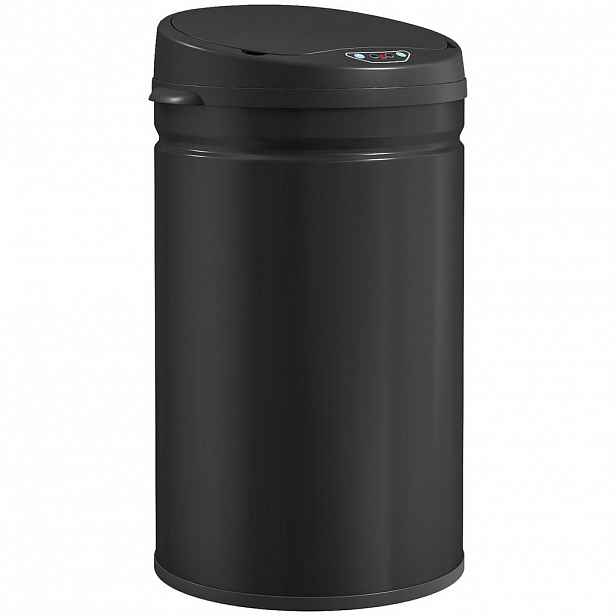 HOMCOM KOŠ na odpadky se senzorem 30 l z nerezové oceli Automatický koš na odpadky s víkem se systémem Soft-Close