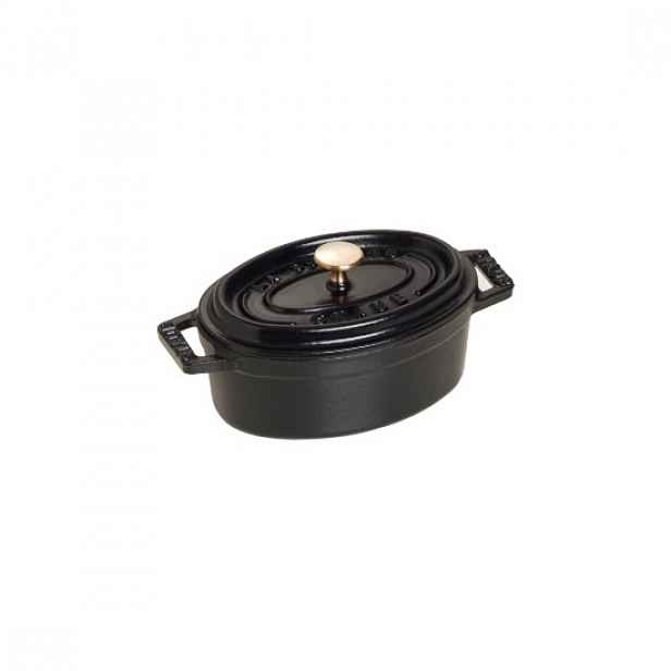Oválná mini-Cocotte, litina, 11cm/0,25L, Black - Staub