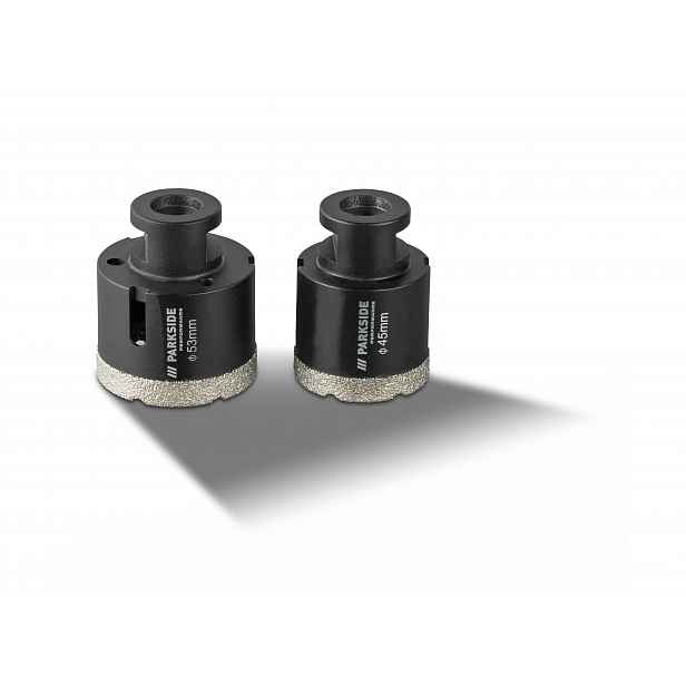 Parkside Performance® Diamantové vrtací korunky (průměr 45, 53 mm)