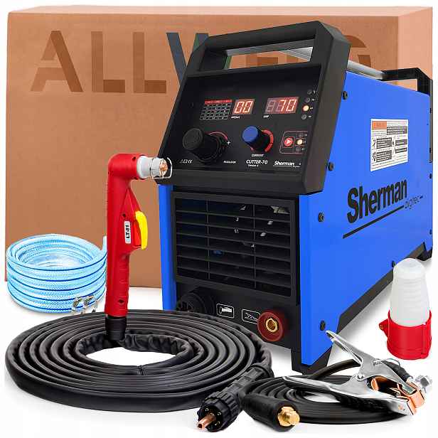 Plazmová Řezačka Sherman Cutter 70 400V 65A 23 MM Pro Ocel A Hliník