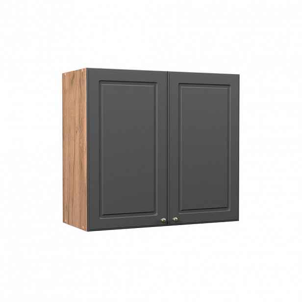 Vicco VĚŠÁK NA STĚNU Fame-Line, Anthrazit-Gold Landhaus/Zlatý mocný dub, 80 cm