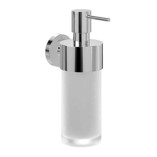 Villeroy & Boch Elements Tender - Dávkovač mýdla s držákem, sklo/chrom TVA15100700061
