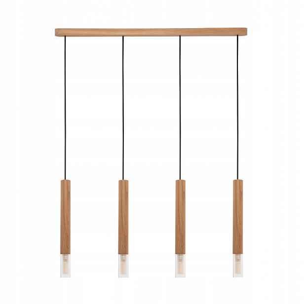 Závěsná lampa Zuma Line Madera 8620403 hnědá