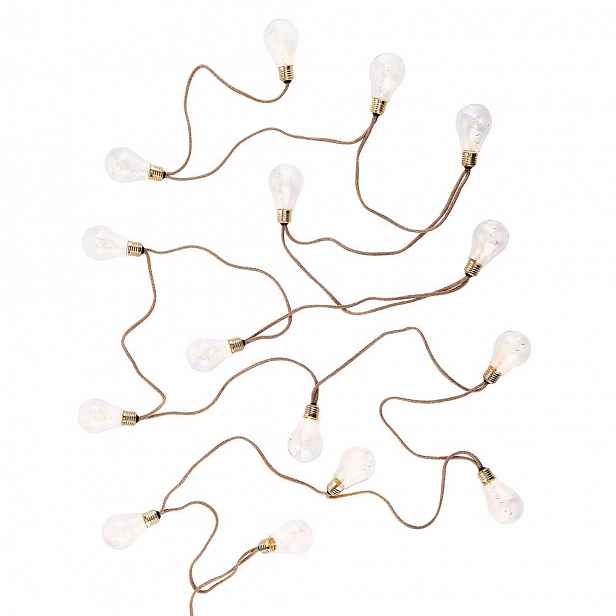 Butlers BULB LIGHTS Světelný řetěz žárovky 15 světel