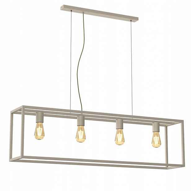 Obdélníková závěsná lampa 4-bodová Frame 4429 Luminex