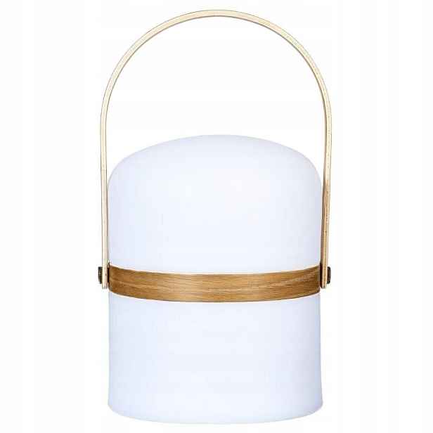 Stolní lampa bezdrátová noční lampa bílá Led 26,5 cm terasa