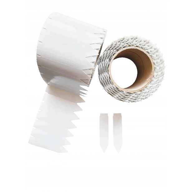 Zásuvné zahradnické etikety se šipkami Bílé 105 mm x 23,5 mm 2500 kusů