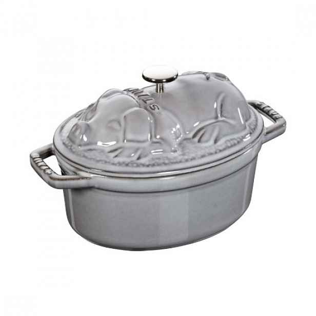 Hrnec na vaření "Cocotte cochon", litinový, 17cm/1L, Graphite Grey - S