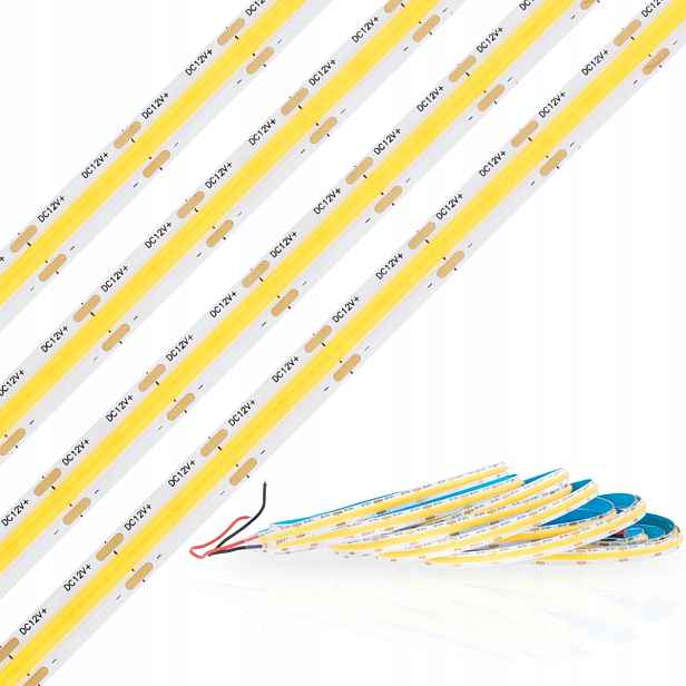 Led pásek Neon Cob 12V Hermetický 50W 1920LED 6500K Studený IP65 5m