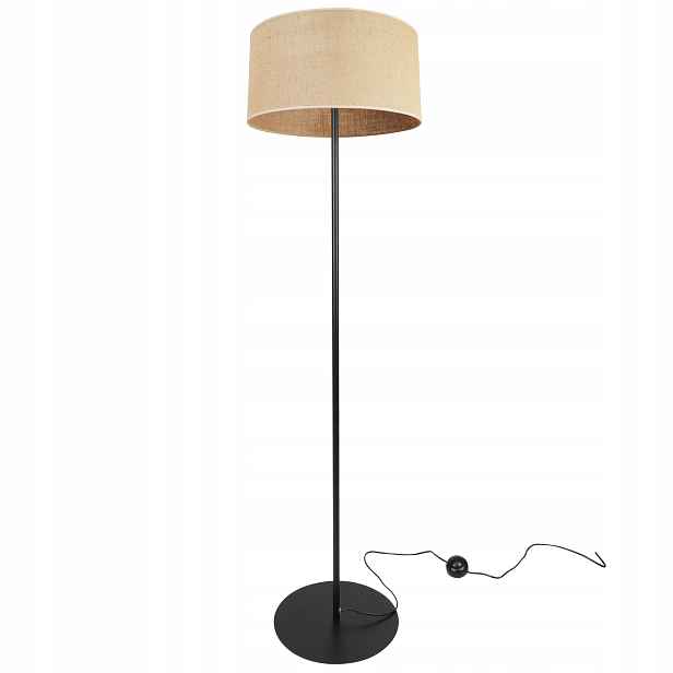 Stojací Lampa Kovová Stínidlo 35 CM
