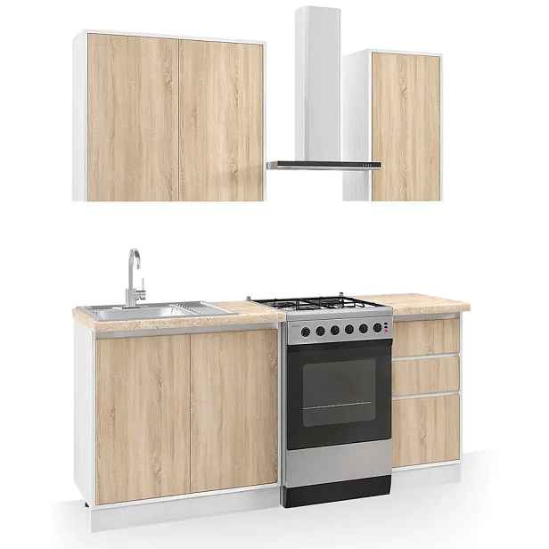 Casarredo Kuchyně NUEVA B 120 bílá/dub sonoma