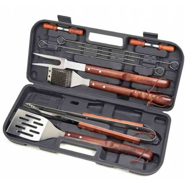 Cuisinart CGS-W13 sada nástrojů pro grilování s dřevěnou rukojetí