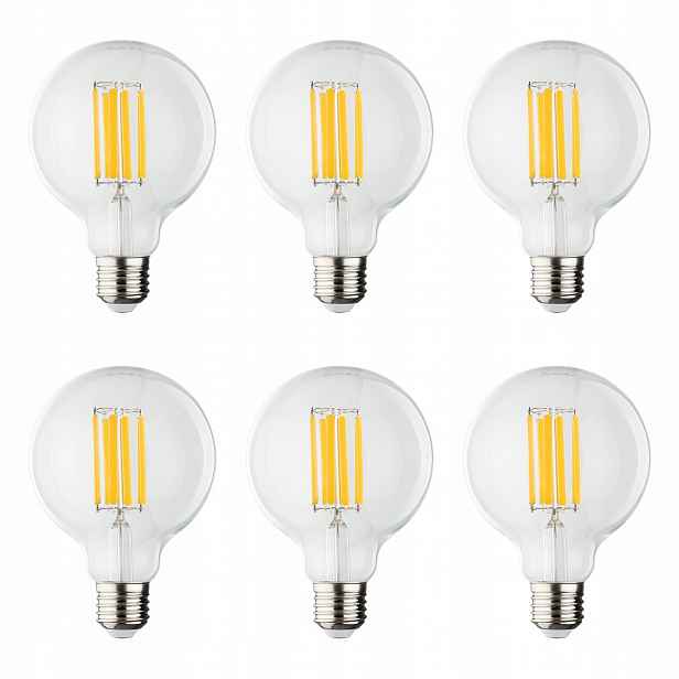 Tk Lighting Sada 6 Led žárovek stmívatelná E27 14W 2000lm Teplá bílá