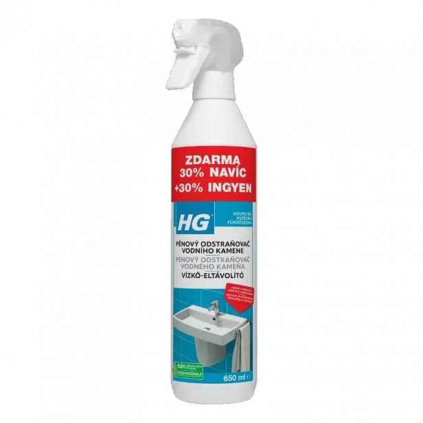 HG pěnový odstraňovač vodního kamene 500ml + 30%