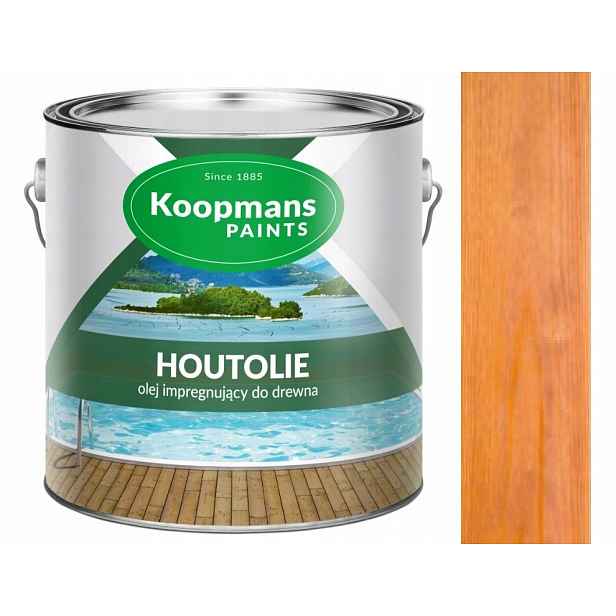 Koopmans Houtolie Uv 2,5 L Impregnační Olej Na Dřevo 107 Zlatý Kaštan