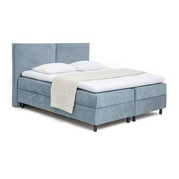 Modrá boxspring postel s úložným prostorem 180x200 cm Elva Bold – Bonami Selection