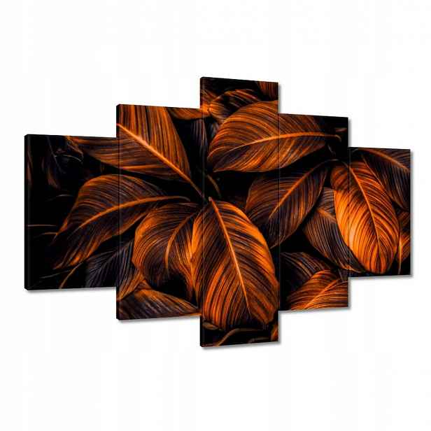 Obrazy 120x80 Oranžové listy