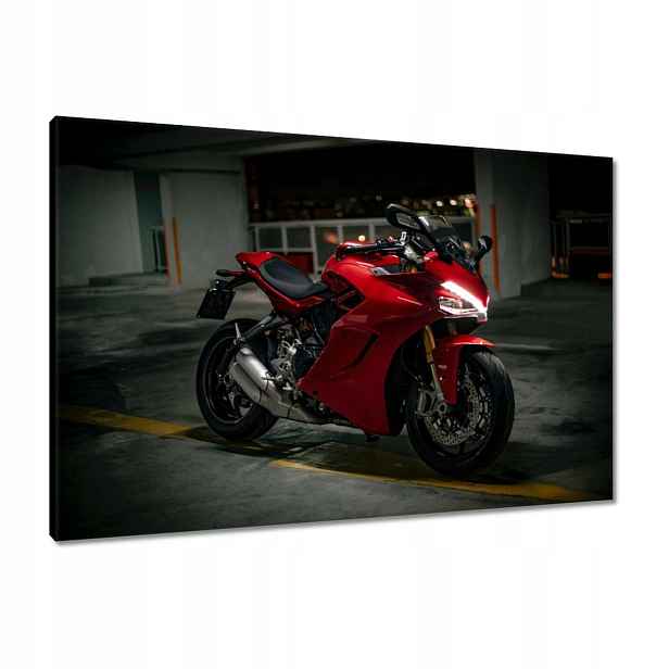 Obrazy 90x60 Červené Ducati Panigale