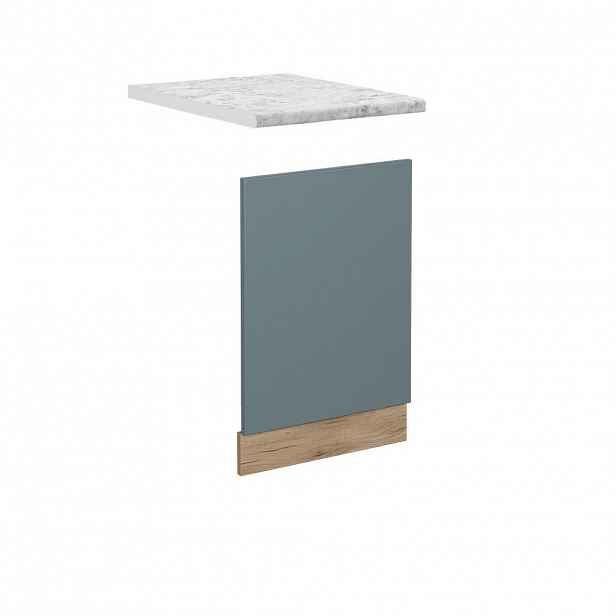 Vicco PŘEDNÍ PANEL R-Line Modrošedá 45 cm , PD Mramor