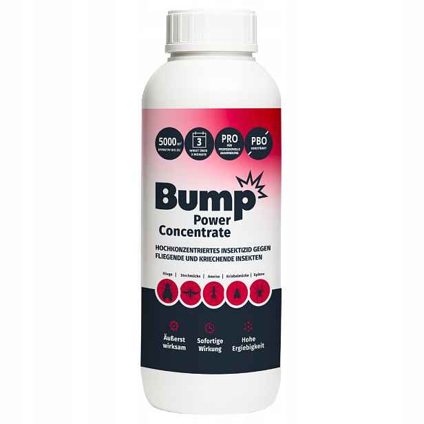 Bump Power Concentrate Postřik proti komárům a klíšťatům, muchám, mravencům, pavoukům 1L