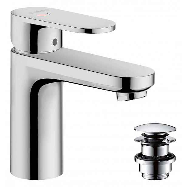 Hansgrohe Vernis Blend - Umyvadlová baterie s výpustí Push-Open, CoolStart, chrom 71589000