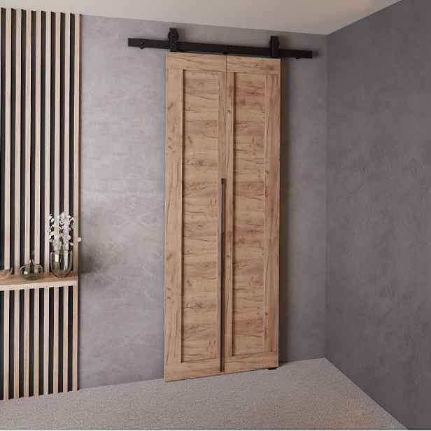 KIER Posuvné dveře QUDIO M1 | 60 cm Barva: Dub craft zlatý